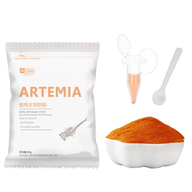 150ml Aquarium Tropic Fish Food Feeding Baby Fishes Artemia Shelling Eggs Brine Shrimp Shelling Eggfood